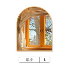아치형 가짜 창문 그림 인테리어 벽장식 거실 카페 액자, L 골드프레임