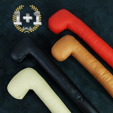 자동차 차량용 틈새쿠션 사이드쿠션 시트틈새 막이, 2개, 브라운