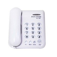 사무실 일반 전화기 회사 가정용 유선 없소용 전화기 사무용 매장, 레드