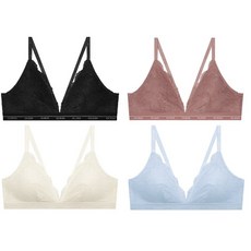 게스 속옷 언더웨어 소프트 레이스 노와이어 브라렛 4종택1 OAWBR991 HZC868 LUG928