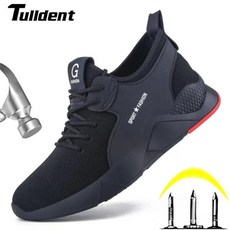 Steel Toe Work Safety Shoes Men Women Sneakers Breathable Lightweight Indestructible