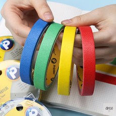 직코몰 컬러 마스킹 테이프 청색 24x10m M2410B 카바링테이프