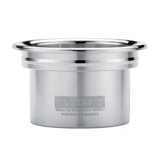 Normcore 58mm ~ 49mm 스텝다운 포타필터 바스켓 키트 304 스테인리스 스틸 솔리드 블록으로 CNC 가공 0.28mm 구멍 도징 깔때기 퍽 스크린 200