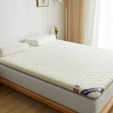 돌침대용토퍼 돌침대매트리스 바닥 이불 돌침대 흙, 1cm, 화이트 러버 6 cm