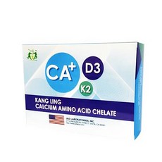 康齡 胺基酸螯合鈣 持續釋放錠 - 螯合鈣、維生素D3、K2 素食者適用, 1個, 60份