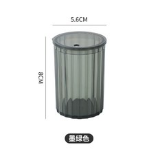 臺灣出貨新款牙簽盒瓶創意輕奢牙簽罐家用網紅個性牙簽收納盒便攜精緻高檔廚房神器, 1個, 墨綠色