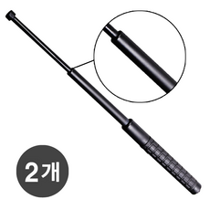 세이프하우스 고강도 휴대용 호신용 삼단봉(64cm) 1+1 / 강철코어 경량 원터치 호신용품