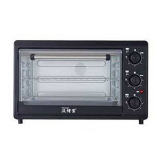 데크오븐 전기 베이킹 가정용 컨벡션 오븐기, 차콜블랙 22L