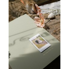 焦凡凡同款 《拍立得》書約保存書 硬殼粗糙質感/燙金 結婚用書·登記書約本·保存書（不含書約）, 1個, 櫻灰(左)他店書約請確認好尺寸再下單,不含拍立得