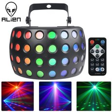 ALIEN RGBW 무대 조명 215W 빔 버터플라이 효과 램프 DMX512 사운드 컨트롤 디스코 DJ 파티 KTV 바 클럽 장, 04 AU 플러그