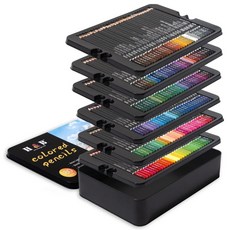 HB문화사 180색 프리미엄 색연필 유성 펜슬 틴케이스 1셋트, 1세트