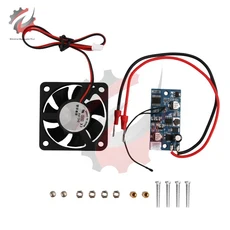 DC 6V-70V 2W 냉각 팬 지능형 온도 제어 모듈 섀시 히트 싱크 컨트롤러 컴퓨터, 01 Board with Fan