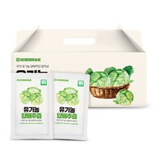 유기농 양배추즙 국내산 양배추 즙 진액 엑기스 농축액, 80ml, 30개