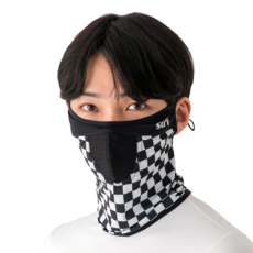 [수이골프 G형] 스포츠 마스크 UV 자외선 차단 얼굴 햇빛가리개 골프 등산 조깅 바이크, G-1 체스 블랙