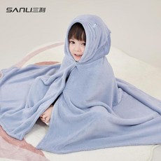Sanli 兒童卡通披風浴巾