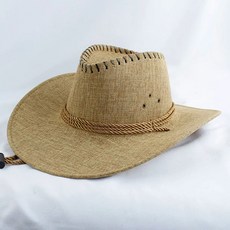모자 기사 여름 탐험 승마용 연습 남자 카우보이 스포츠 모자 운동 승마 레트로, B. 린넨 카키