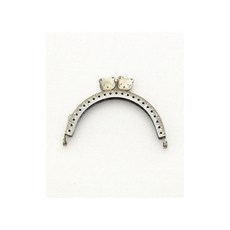 퀼트스타 [패턴증정]헬로캣볼 라운드 앤틱프레임_8.5cm, 앤틱골드, 1개
