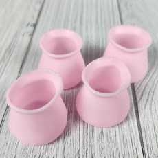 식탁의자 양말 실리콘 의자 발캡 핑크 4P, 상세페이지 참조