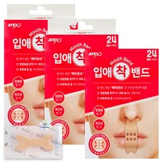 입애착 입벌림 방지밴드 24매입, 3개