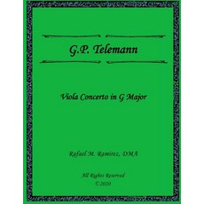 G.P. Telemann Concerto in G Major: For Viola and Piano Paperback, Independently Published