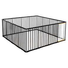寵物圍欄/柵欄/門欄, 黑色, 1個