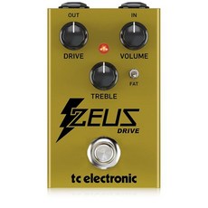 tc electronic FAT ZEUS DRIVE 아날로그 오버 드라이브 페달 컴팩트 사이즈 모드 탑재 게르마늄 다이오드, 1개