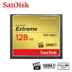 SanDisk Extreme 128GB CF 記憶卡 120M 高速專業攝影錄影適用, 1個