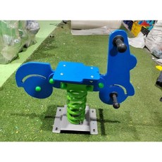 스프링 목마 흔들의자 흔들말 동물 야외 시소 말타기, I. 네이비 블루