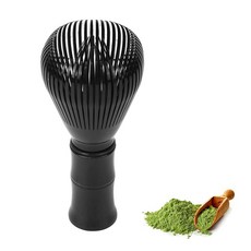 TVETE 말차 블렌더 말차 브러시 matcha whisk ABS 플라스틱제 대나무형 빠른 건조성 차전 다도 도구 말차 브러시 거품기 말차 버블 거품 내기 도구 버리 없음 곰팡이가