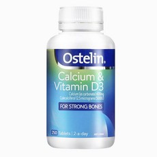 鈣和維生素 D3 片, 1個, 250片