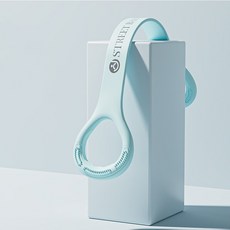 美背8字拉力帶 台灣現貨 彈力繩 健身拉力繩 瑜珈伸展帶 健身瑜伽器材, 1個, 升級款-藍色