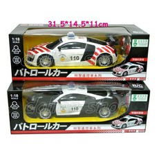 寶貝玩具屋 ST款1：18仿真燈光遙控警車(四通遙控車)警察車VS國道警車-單款價M9070, 1個, 國道警車