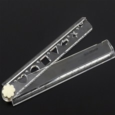 내옆채움가게 접이식 모양자 30cm 별모양자