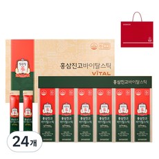 정관장 정품 홍삼진고바이탈스틱 5p + 쇼핑백, 300g, 4개