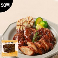 킹닭 소스 통 닭다리살 갈릭바베큐 100g 통닭다리살 통다리살 식단관리 닭다리 순살, 50개