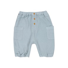 오가닉맘 뉴코아부천점 | 오가닉맘 7부 팬츠 | 부드러운 블루 컬러와 여유로운 핏