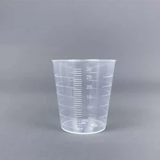 투명 눈금 측정컵 미니 스케일 실험실 비커 플라스틱 도구 주전자 주방 베이킹, 한개옵션1, 04 30ml-2
