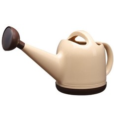 長嘴水壺 噴壺 加厚耐用手柄 4L大容量 可拆卸噴頭, 1個, 米色, 米色