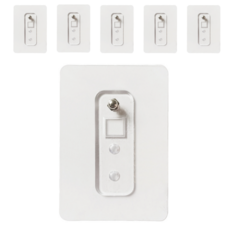 오어브랜드 강력 나사형 스티커 10mm, 6개, 투명