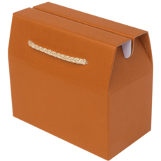 주호팩 끈손잡이 다용도 선물상자 21-2 (200x105x110), 오렌지, 1개