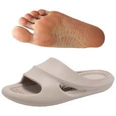 BodycoWe 발 지압 슬리퍼 아치 쿠션, 1개, 아이보리