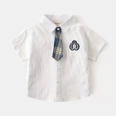 BabyBear 兒童紳士風短袖襯衫