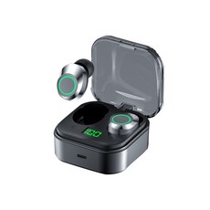 藍牙5.3智能觸控入耳式耳機 3D環繞音效 LED電量顯示 Type-C充電, 入耳式藍牙耳機, MCK-OOWG