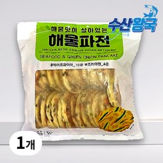 수산왕국 냉동 해물파전 오징어 새우 부침개, 1개, 900g