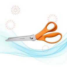 Fiskars 피스카스 컷팅날 핑킹 가위 지그재그 엣지 고급 스테인리스 스틸 HJ