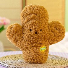 비브랜드 양배추 인형 야채 채소 브로콜리 토마토 무 감자 땅콩 버섯 옥수수 대파 고구마 봉제인형 호환, 생강23cm