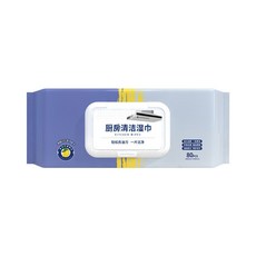 廚房強力去油去汙濕紙巾, 1包, 80枚入