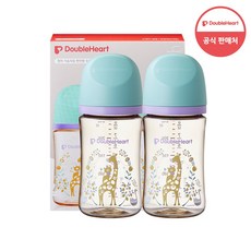 [더블하트] 모유실감 3세대 PPSU 블루밍가든 240ml 트윈팩