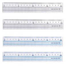 아이비스 20cm 컬러방안자 SP, 블루+블랙, 4개 블루+블랙, 4개