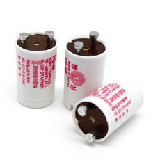 형광등 스타터 스타트 휴즈 초크 다마 글로우 전구3p, 3개